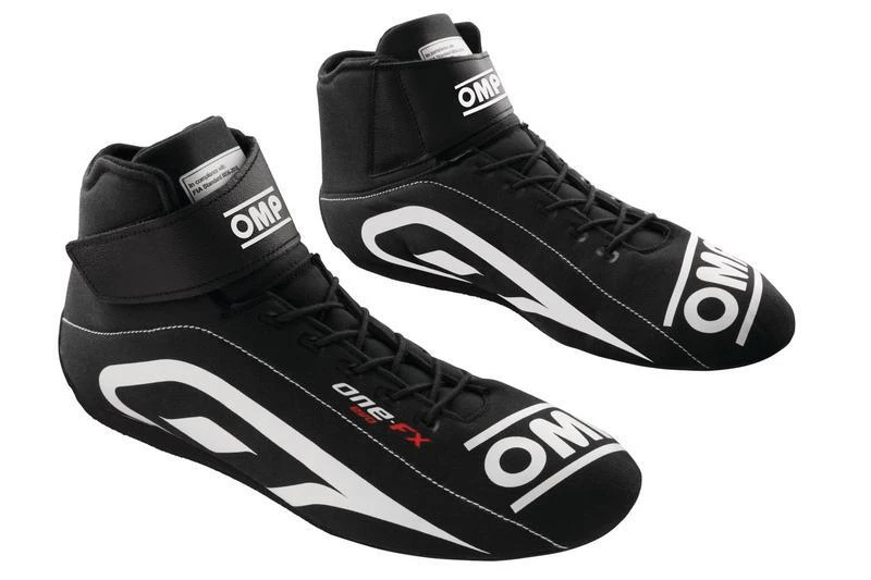 OMP ONE EVO FX SHOES FIA 8856-2018 BLACK SZ 37