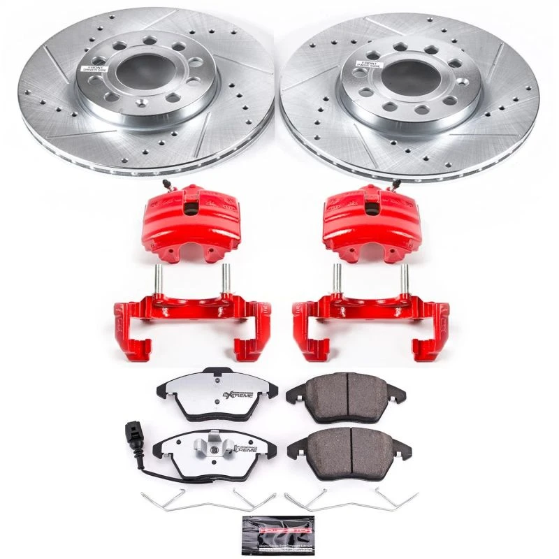 powerstop_KC4623-26-67945aa95c424 Power Stop 10-12 Audi A3 Front Z26 Street Warrior Brake Kit w/Calipers