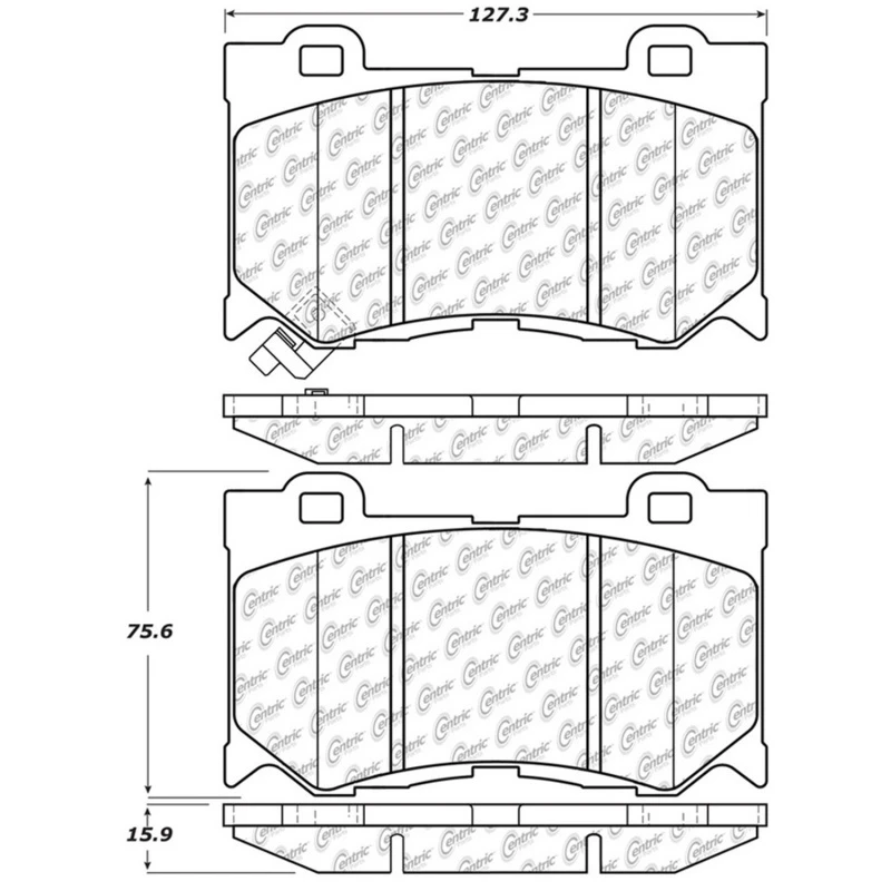 stoptech_308.13460-679503e31429e StopTech Street Touring 09-13 Infiniti FX35/FX37/FX45/FX50/08-13 G37 Front Brake Pads