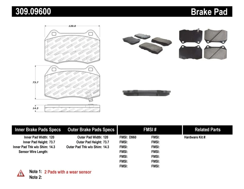 stoptech_309.09600-6794ef2d3b5e4 StopTech Performance 02-07 350z/G35 w/ Brembo Front Brake Pads
