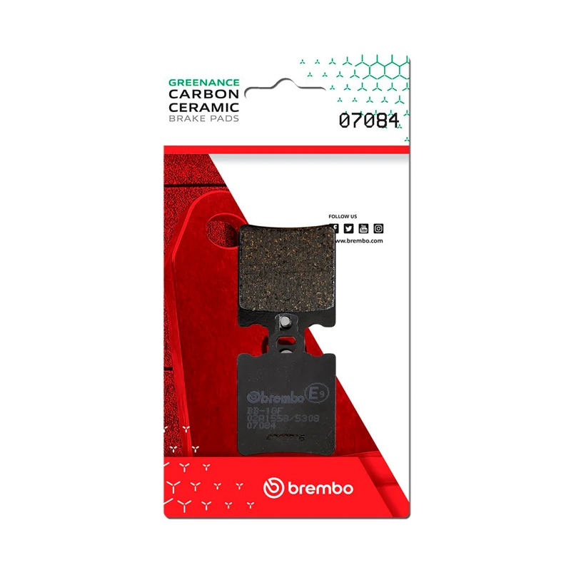 Brembo OE Carbon Ceramic Brake Pad for Aprilia Leonardo/Aprilia Mx/Aprilia Rs/Aprilia Rx - Rear
