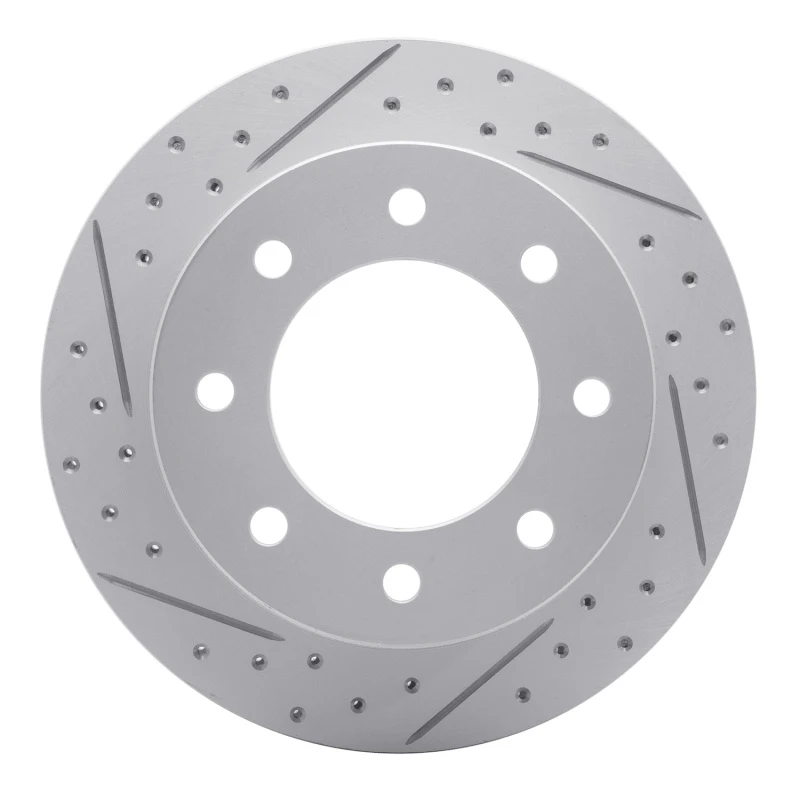 DFC 99-25 Chevrolet Suburban 2500 Rear Left Drilled & Slotted Geoperformance Rotor