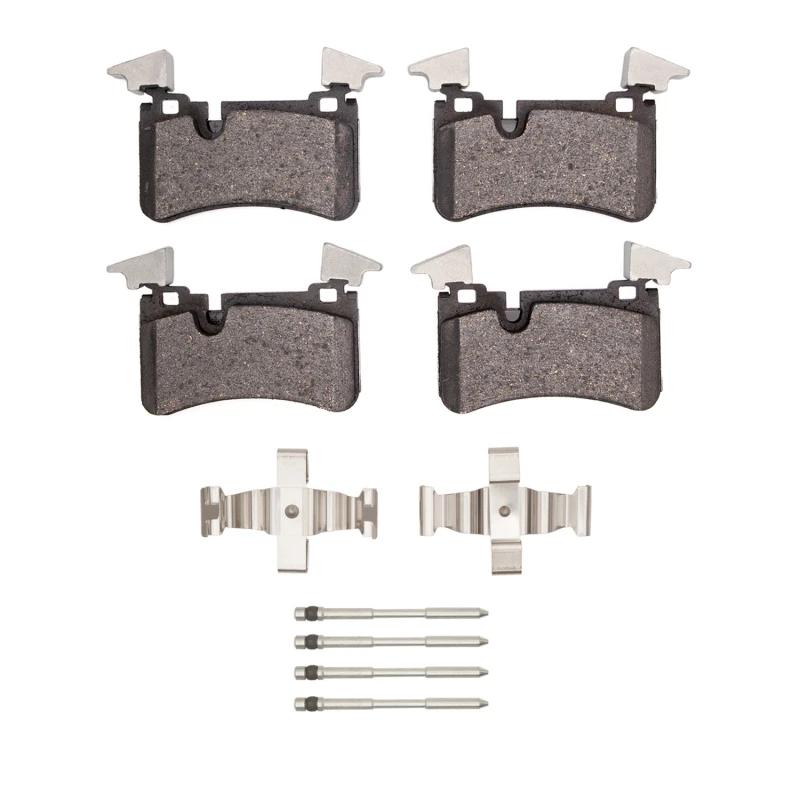 DFC 07-13 Mercedes-Benz E63 AMG Rear 5000 Advanced Low Metallic Brake Pads and Hardware Kit