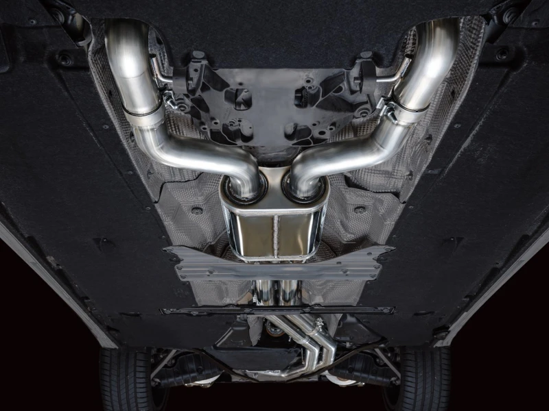 AWE Tuning 19-23 Audi C8 S6/S7 2.9T V6 AWD Track Edition Auspuff - Chrom Silber Spitzen