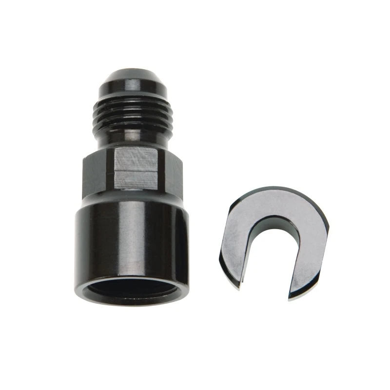 Russell Performance -6 AN Männlich auf 3/8 Zoll SAE Schnellverbindung Weiblich (Schwarz, Einzel)