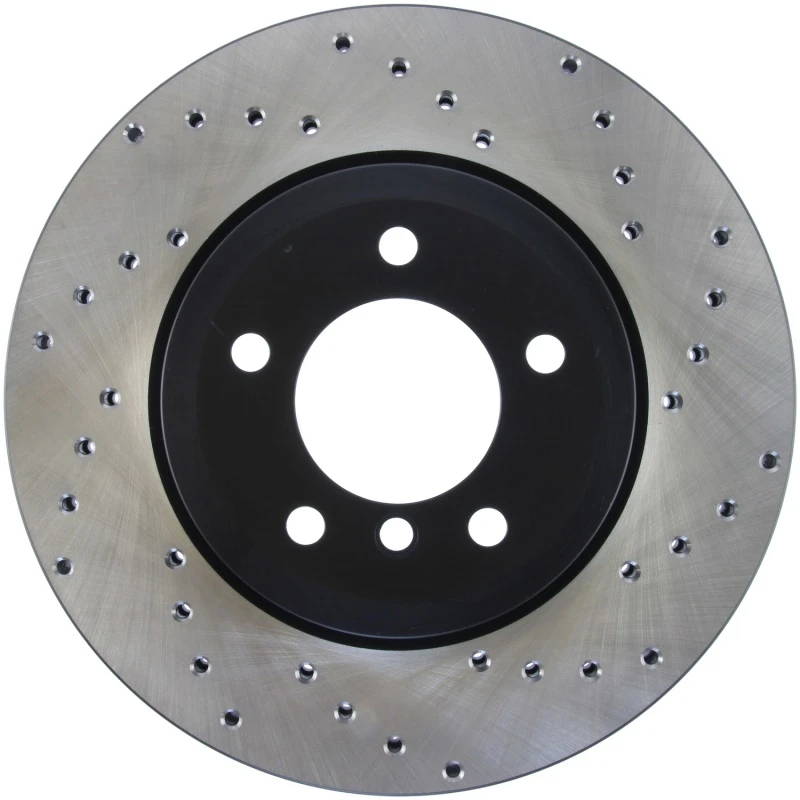 StopTech 01-06 BMW 330 Drilled Left Front Rotor