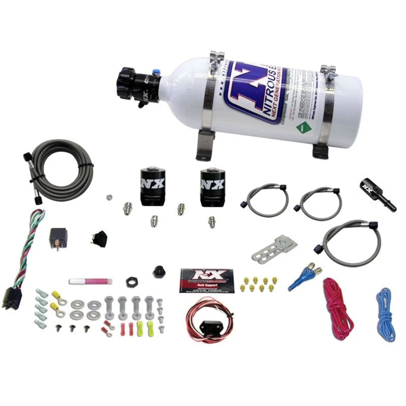 nitrous-express_20918-05-6794311c2c01e Nitrous Express Dodge Hemi/SRT8 Einzel-Düsen-Flug-by-Wire Nitrous Kit (35-150PS) mit 5lb Flasche