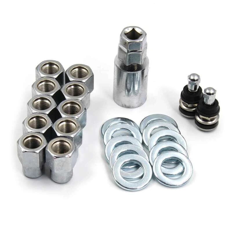 race-star_630-51426-10-67ac51feb9f21 Race Star Pro Forged Lug Kit 7/16in. Closed .50in. Shank 13/16in. Head (1.063in. Washer) – Set of 10