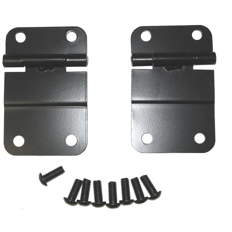 Rugged Ridge 76-86 Jeep CJ schwarzes unteres Heckklappenscharnier-Set