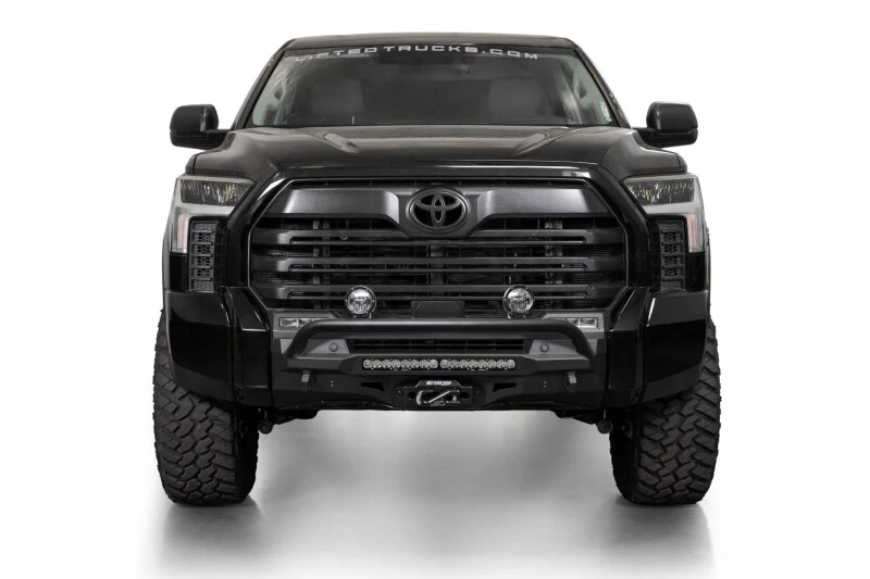 Addictive Desert Designs 2022+ Toyota Tundra Stealth Center Mount Front Bumper w/ Top Hoop