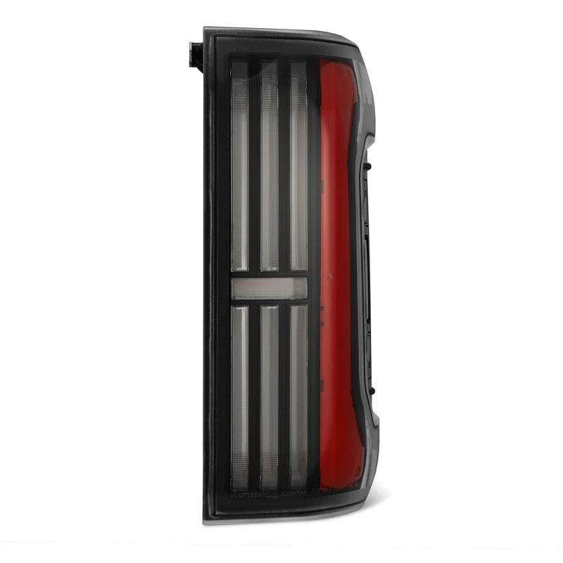 AlphaRex NOVA-Series LED Prismatic Tail Lights for 24-25 Toyota Tacoma - Black Red