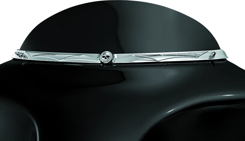 Kuryakyn Zombie Windshield Trim für 1996–2013 Harley-Davidson Touring
