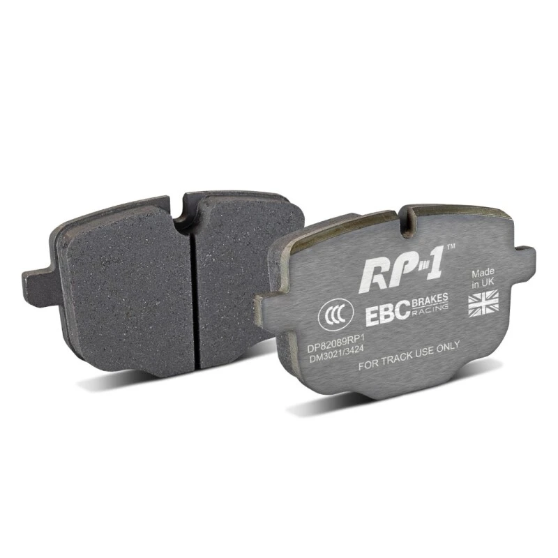 EBC Racing 2021+ BMW M3/M4 / 2023+ BMW M2 (G80/G82/G87) RP-1 Race Rear Brake Pads
