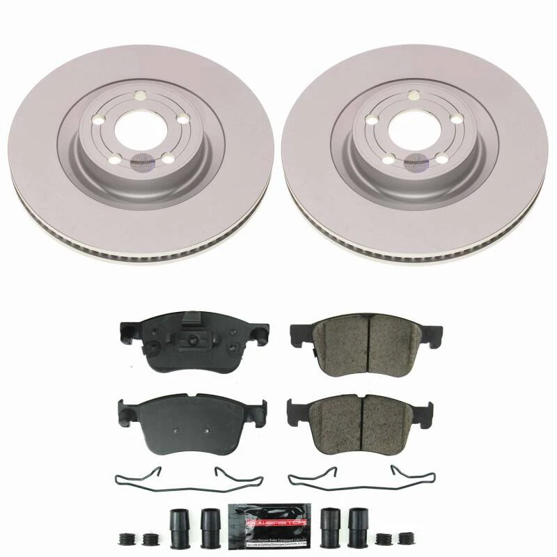Power Stop 22-26 Ford Maverick Front Z23 Coated Brake Kit