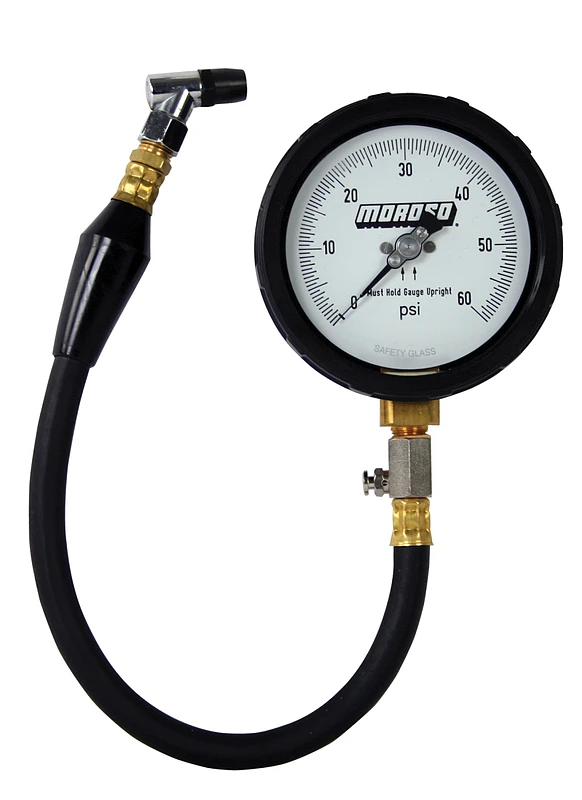 Moroso Tire Pressure Gauge 0-60psi - 4in Display