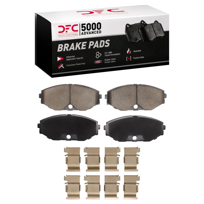 DFC 90-95 Infiniti Q45 Front 5000 Advanced Semi Metallic Brake Pads and Hardware Kit