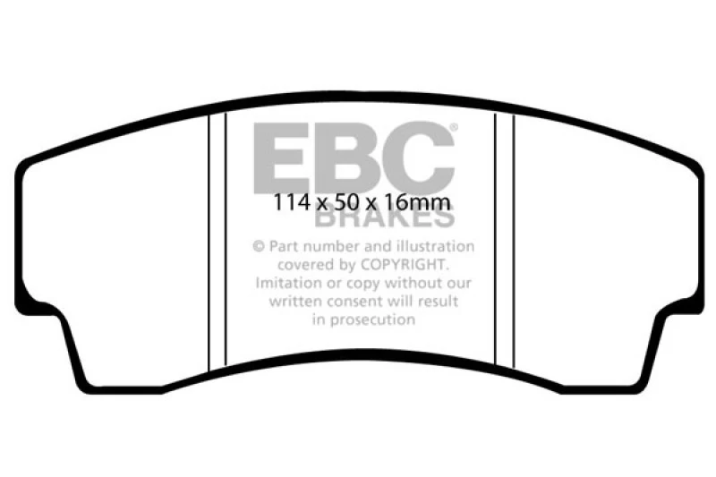 EBC Racing 00-01 Lotus Esprit RP-1 Race Rear Brake Pads
