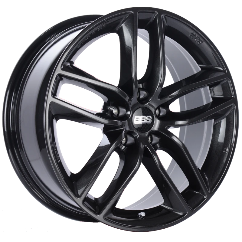 BBS SX 18x8 5x120 ET30 Crystal Black Wheel -82mm PFS/Clip Required