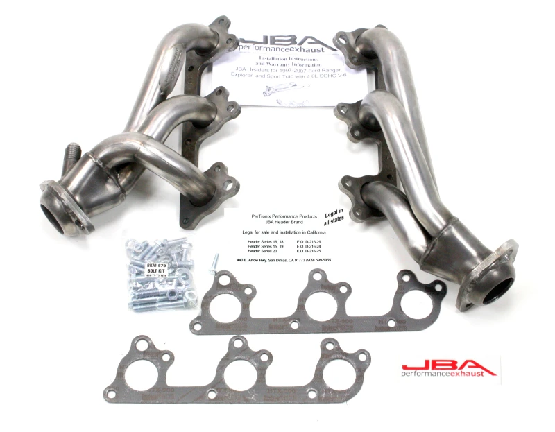 JBA Cat4Ward Header für 1997–2011 Ford Ranger 4.0L OHC mit Fahrerseite EGR