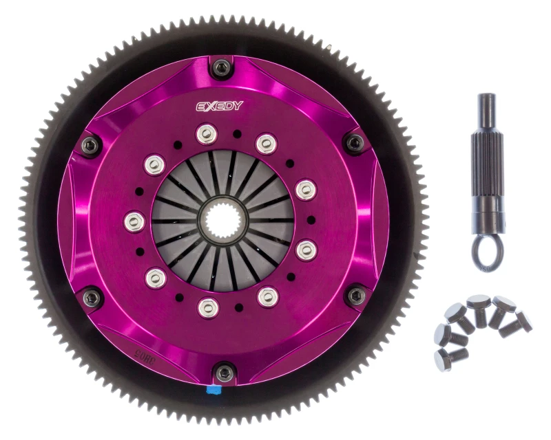 Exedy 1986-1989 Mazda RX-7 R2 Hyper Zwillings-Cerametallic-Kupplung Sprung Center Disc Push Type Cove