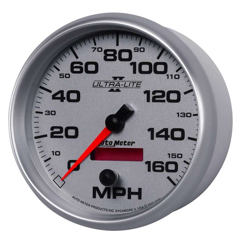 Autometer Ultra-Lite II 5 Inch 160 MPH FSE Programmable Speedometer