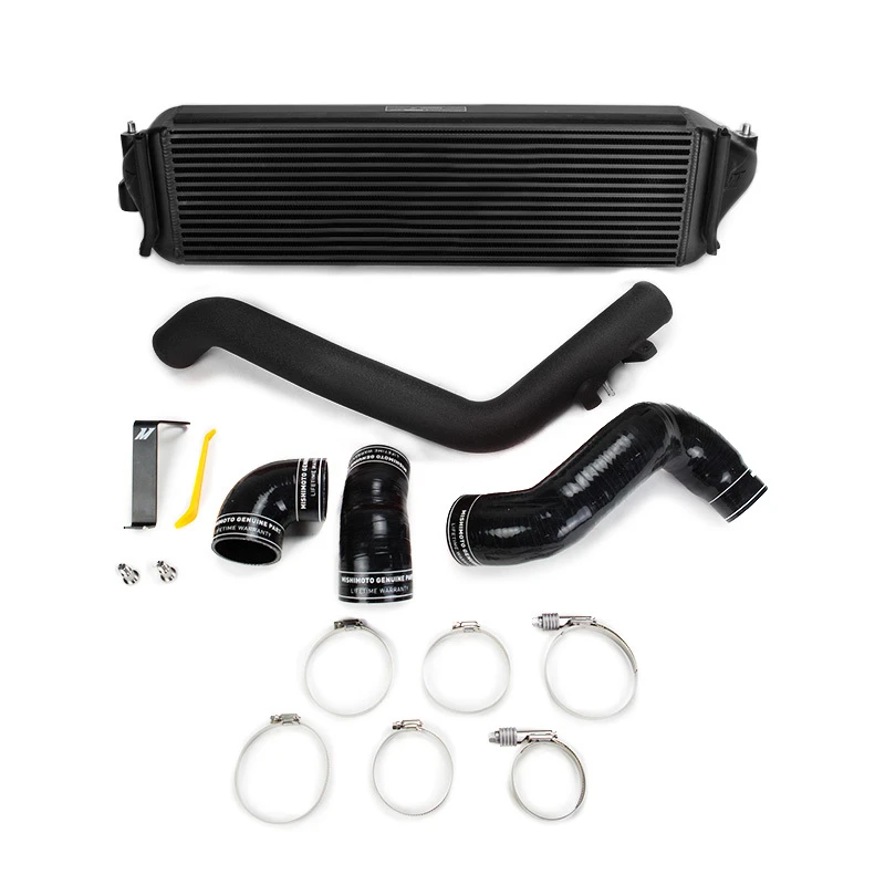 Mishimoto 2017+ Honda Civic Type R Intercooler-Kit - schwarzer Intercooler schwarze Rohre