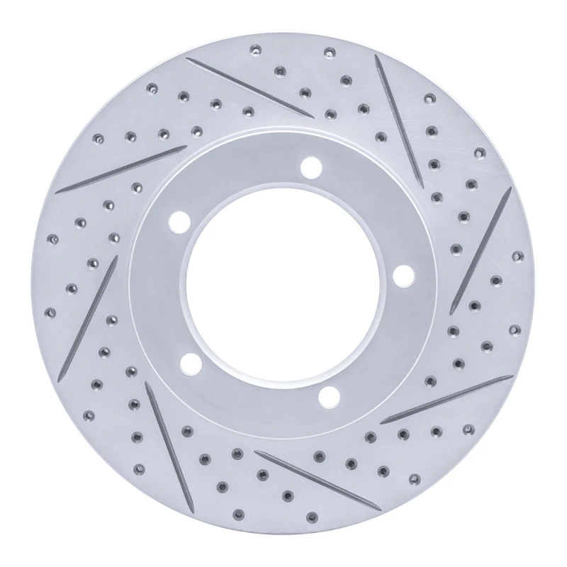DFC 98-07 Lexus Lx470 Front Right Drilled & Slotted Geoperformance Rotor