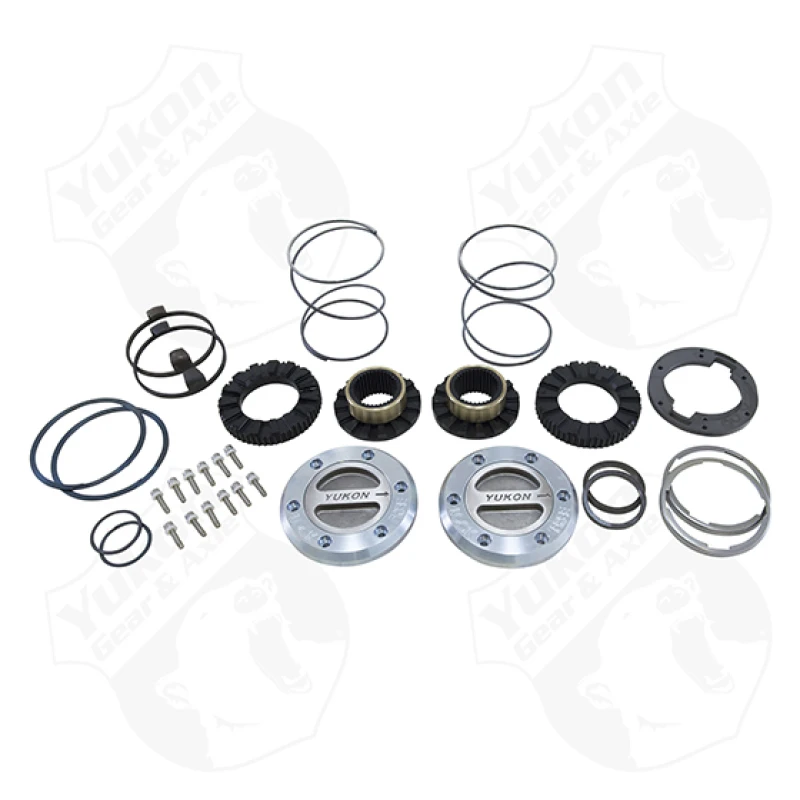 Yukon Hardcore Locking Hub Set für 00-08 Dodge 1-Ton Front mit Spin Free Kit