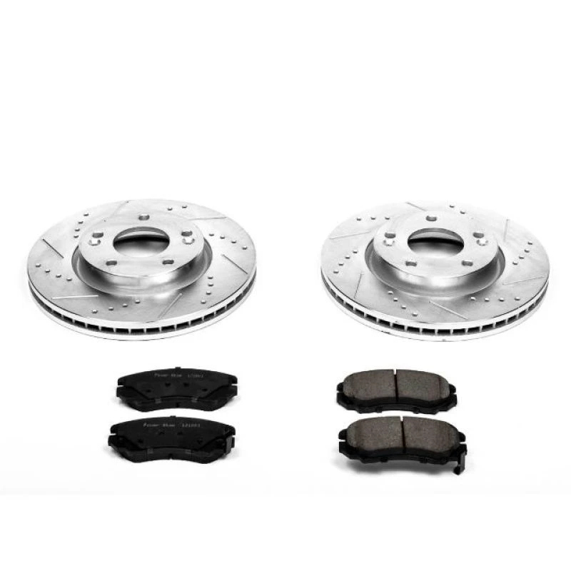 powerstop_K165-6794587250411 Power Stop 06-10 Hyundai Sonata Front Z23 Evolution Sport Brake Kit