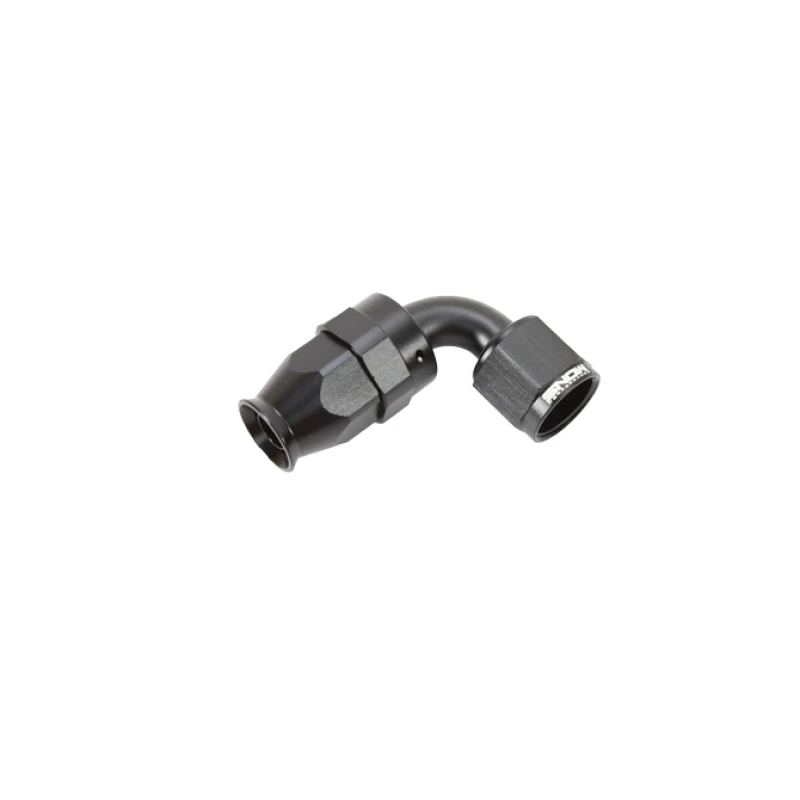 Snow -8AN 90-Grad-PTFE-Schlauch-Endstück (Schwarz)