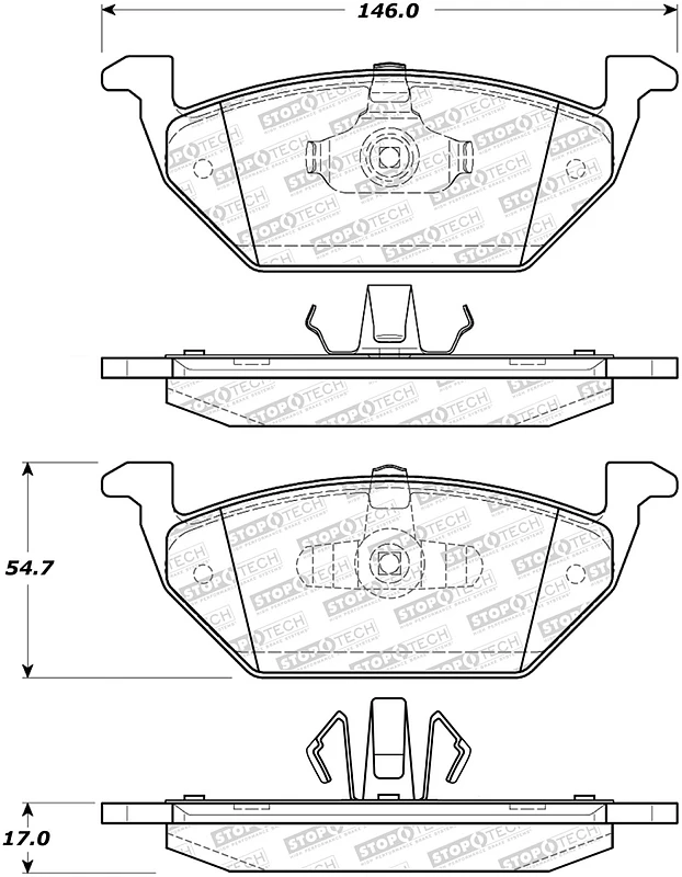 StopTech Street Brake Pads