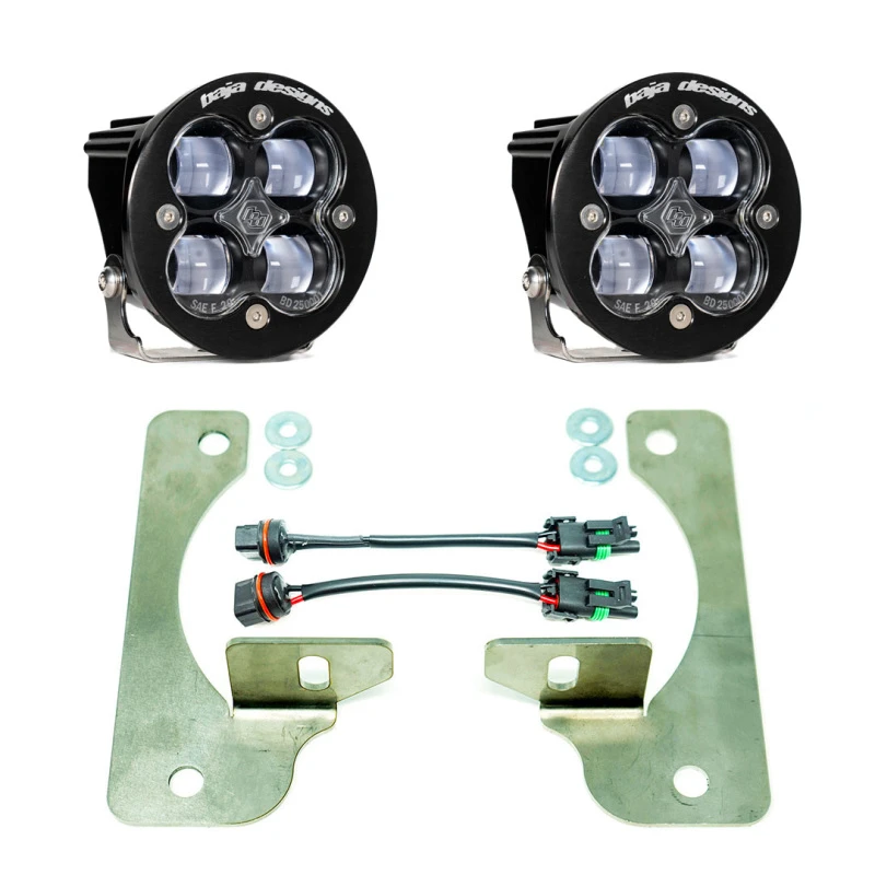 Baja Designs Squadron-R Pro Fog Light & Fog Pocket Kit for 18+ Wrangler JL Rubicon
