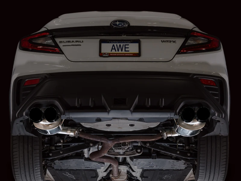 AWE Tuning 22-25 Subaru VB WRX Touring Edition Axleback Exhaust - Diamond Black Tips