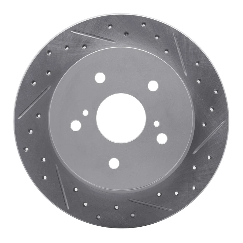 DFC 10-13 Suzuki Kizashi Rear Right Drilled & Slotted Geoperformance Rotor