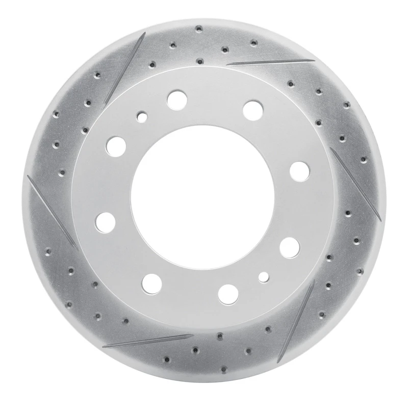 DFC 99-20 Cadillac Deville Front Left Drilled & Slotted Geoperformance Rotor