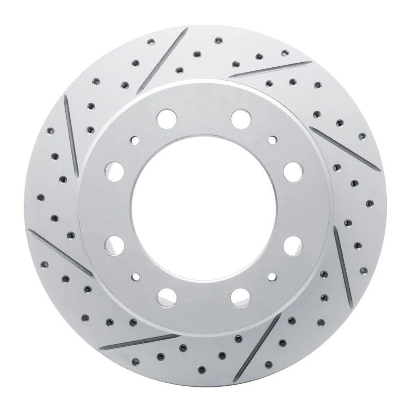 DFC 09-25 Dodge Ram 4000 (Mexico) Rear Left Drilled & Slotted Geoperformance Rotor