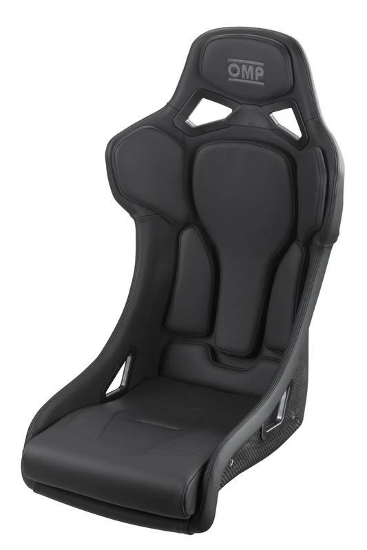 OMP RT Carbon Seat - Leather Black (FIA 8855-1999)