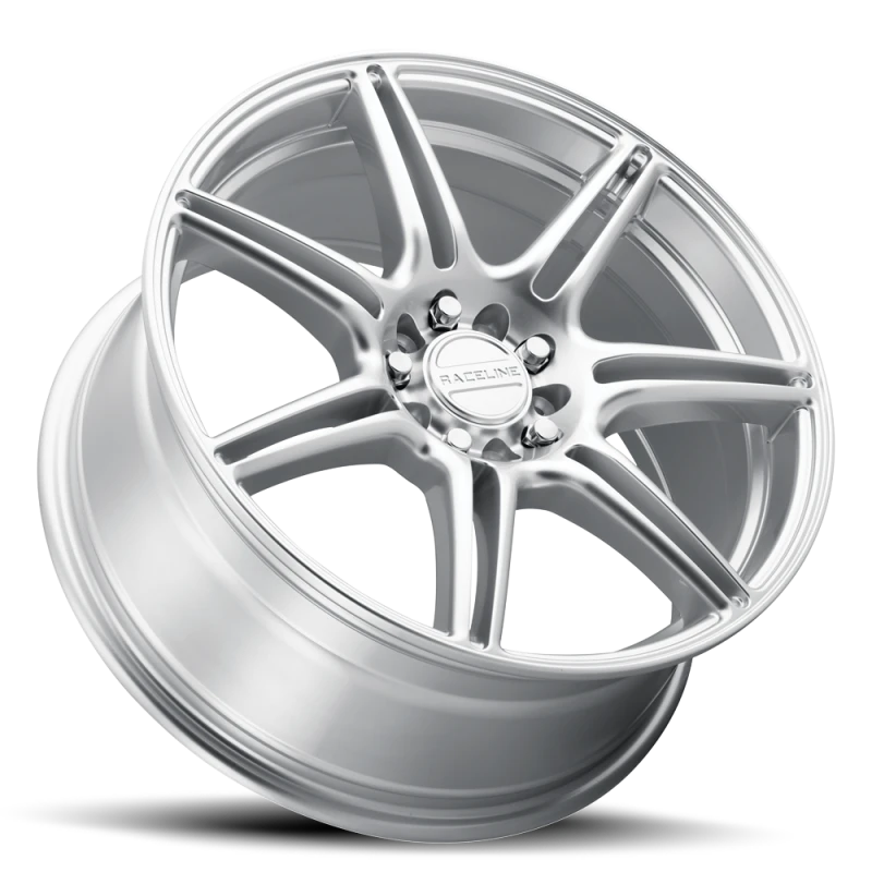 Raceline 148HS Apex 17x7.5in / 5X100 / 5X114.3 BP / 40mm Offset / 72.62mm Bore - Hyper Silver