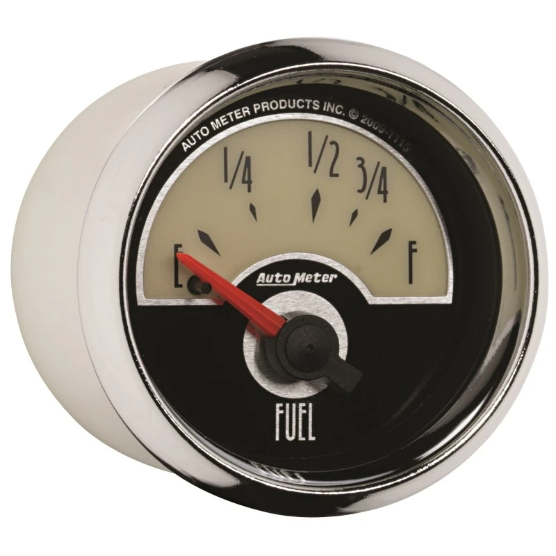 AutoMeter-Benzinspiegel 2-1/16 Zoll 73 Ohm(e) bis 10 Ohm(f) Elektrisch Cruiser