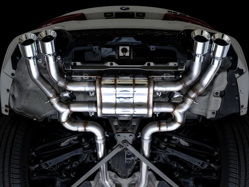 AWE Tuning 20-25 BMW X3 M/M Comp (F97) AWD SwitchPath Axle-back Exhaust - Chrome Silver Tips