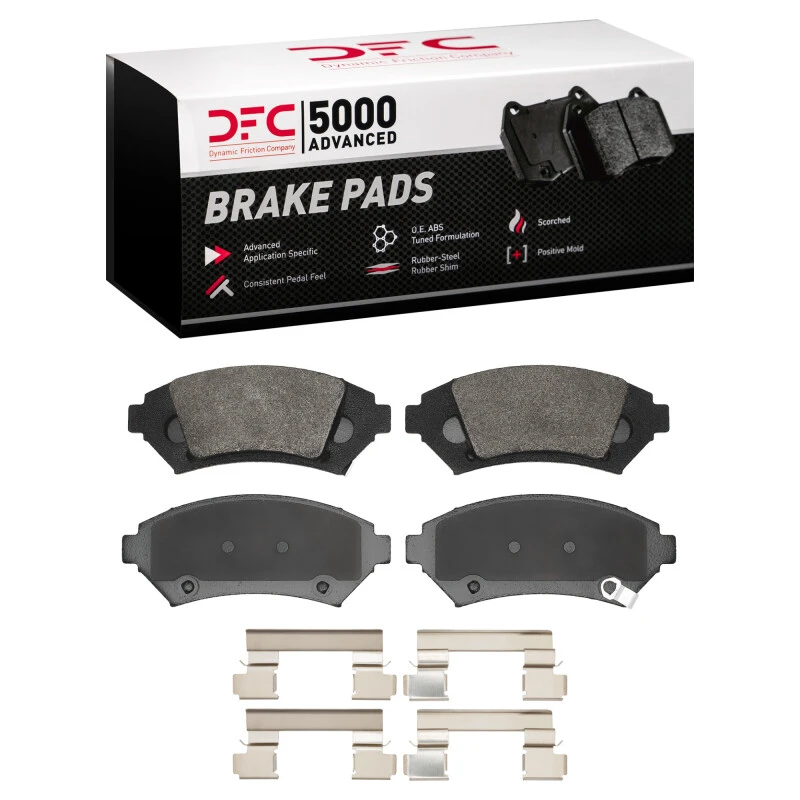 DFC 05-05 Buick Park Avenue Front 5000 Advanced Semi Metallic Brake Pads and Hardware Kit