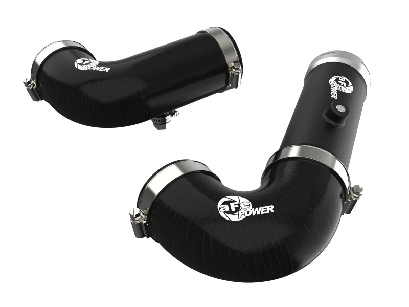 aFe BladeRunner Intercooler Hot & Cold Side Tubes Combo 20-21 GM Trucks 3.0L (td) - Schwarz