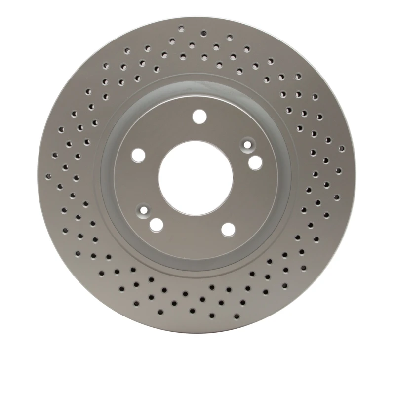 DFC 07-08 Hyundai Tiburon Front Drilled GeoSPEC Coated Rotor