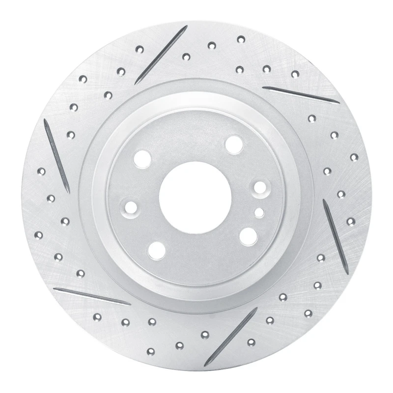 DFC 01-05 Mazda Miata Rear Left Drilled & Slotted Geoperformance Rotor