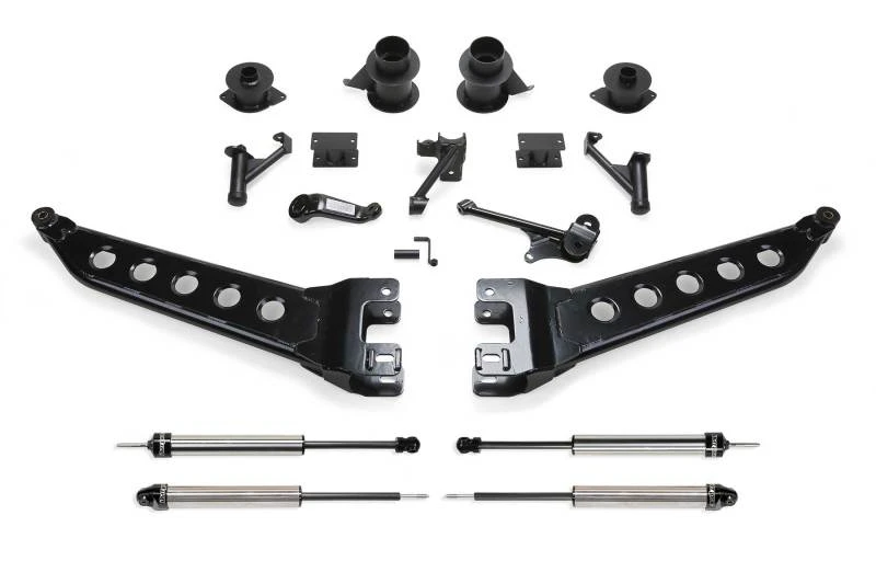 Fabtech 14-18 Ram 2500 4WD 5 Zoll Radius Arm System mit Coil Spacers und DL Stoßdämpfern
