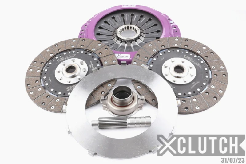 XClutch 9in Twin Solid Organic Multi-Disc Service Pack for Subaru
