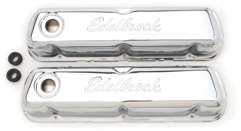 Edelbrock Ventildeckel Signature Series Ford 260-289-302-351W CI V8 Chrom