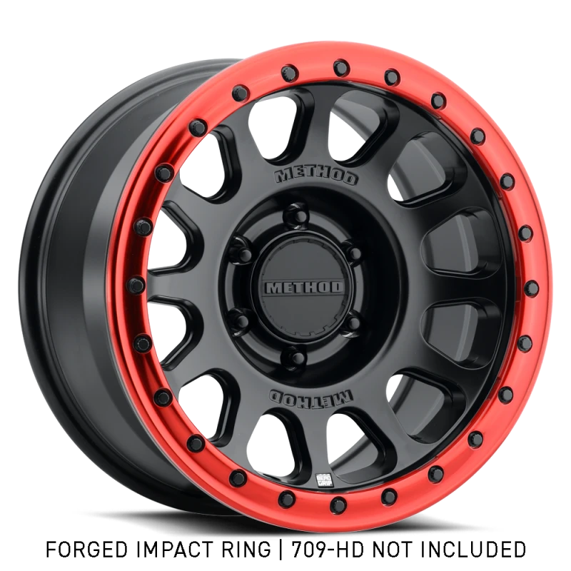 Method Beadlock Ring - 17in Forged - Style 1 - Red