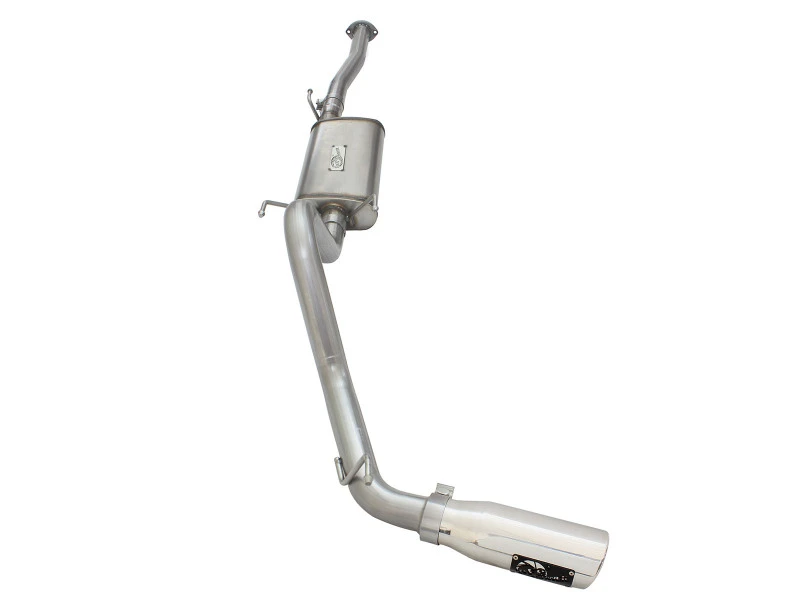 aFe MACH Force XP 2,5-Zoll-Edelstahl-Auspuffanlage mit polierter Spitze Toyota Tacoma 13-14 2,7L
