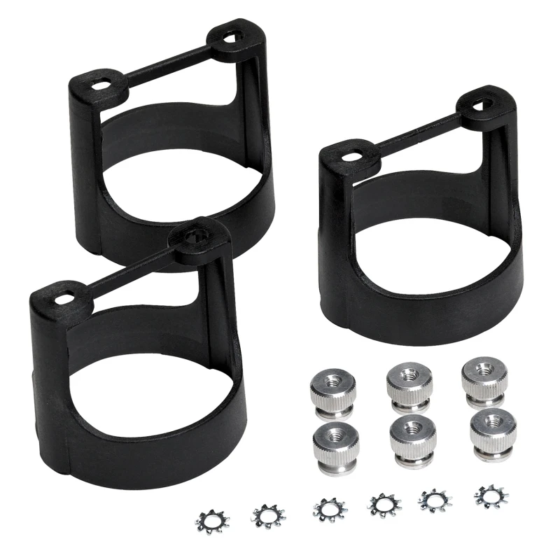 Autometer 2-1/16 Zoll Schwarzes Komposit-Messgerät Halterungs-Kit (3 Stück)